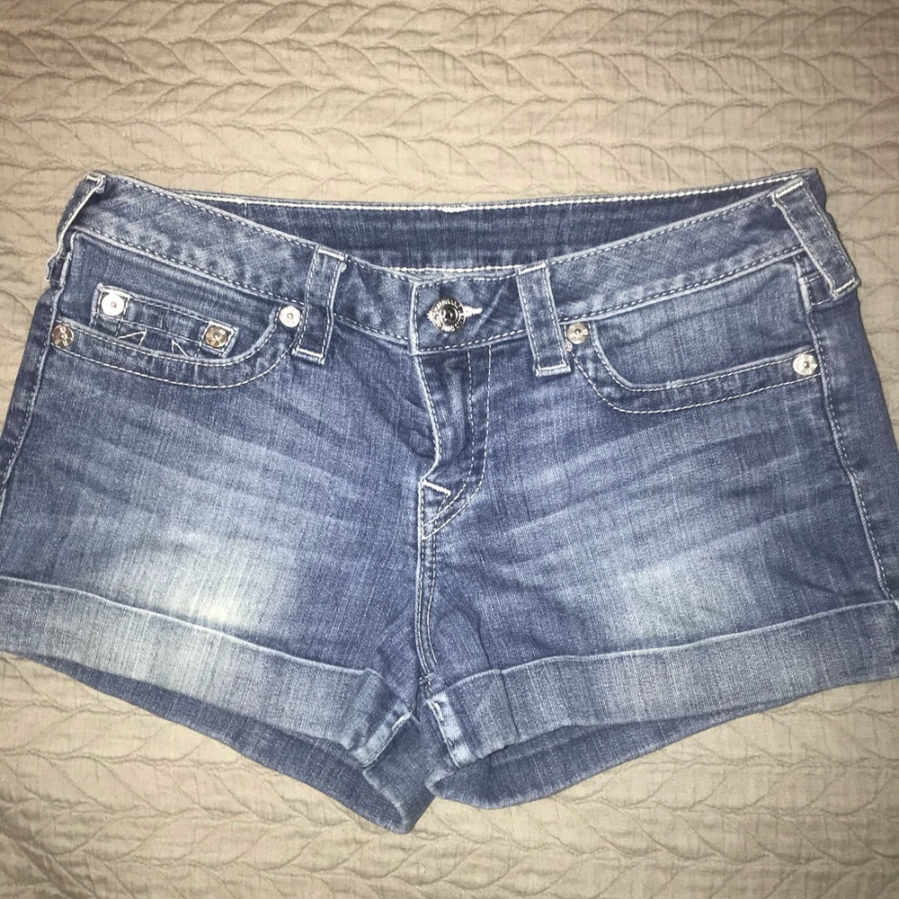 True Religion jean Shorts size 32 fits like a 30